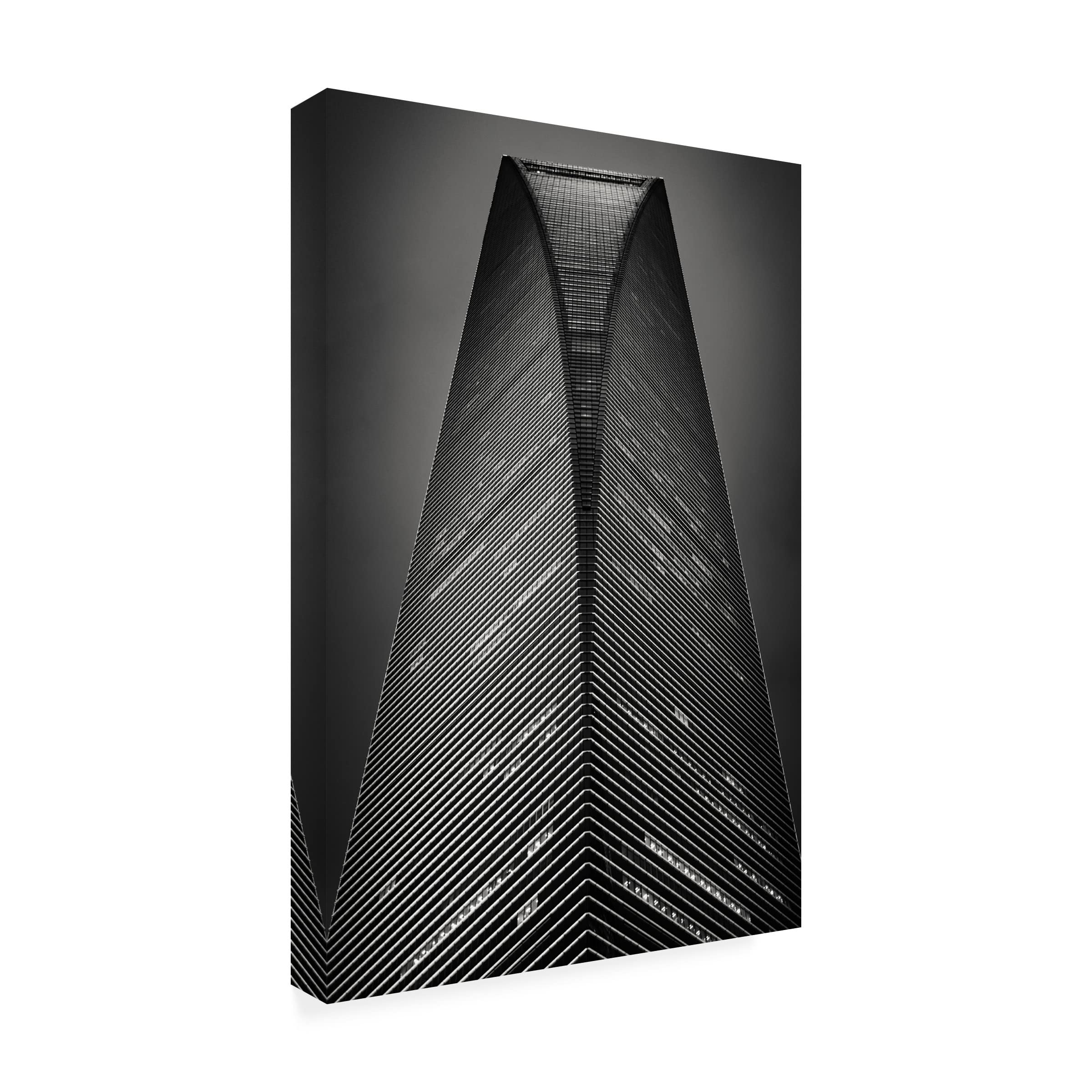 Trademark Fine Art 'Divergence' Canvas Wall Art by Aidan Brewster - Modern Abstract Painting for Living Room, Bedroom & Office Decor