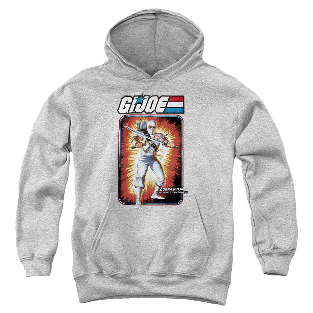 G.I. Joe Official Storm Shadow Card Unisex Youth Pullover Hoodie - Kids & Teens Anime Cosplay & Casual Wear