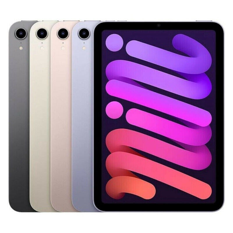 Apple iPad Mini 6 (8.3-inch, WiFi, 64GB/256GB) - Certified Pre-Owned with 6-Month Warranty | Portable Tablet for Work, Travel & Entertainment