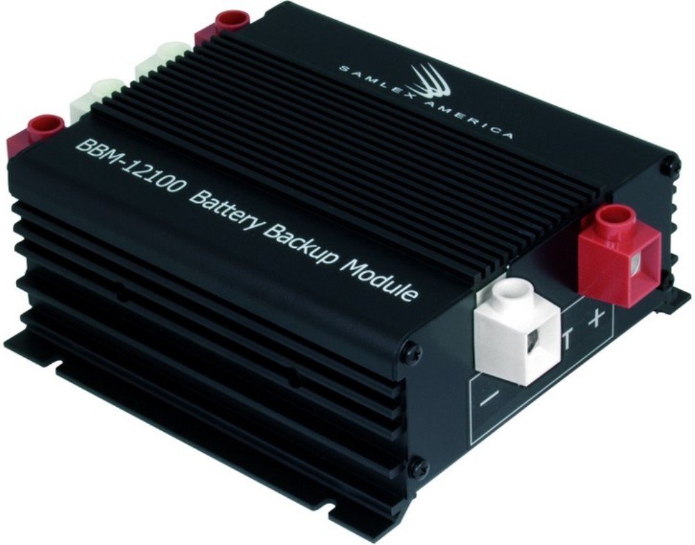 Samlex BBM-12100 12V/24V 100A Battery Backup Charger - Heavy Duty Battery Maintainer for RVs, Boats, Solar Systems & Emergency Power Supply