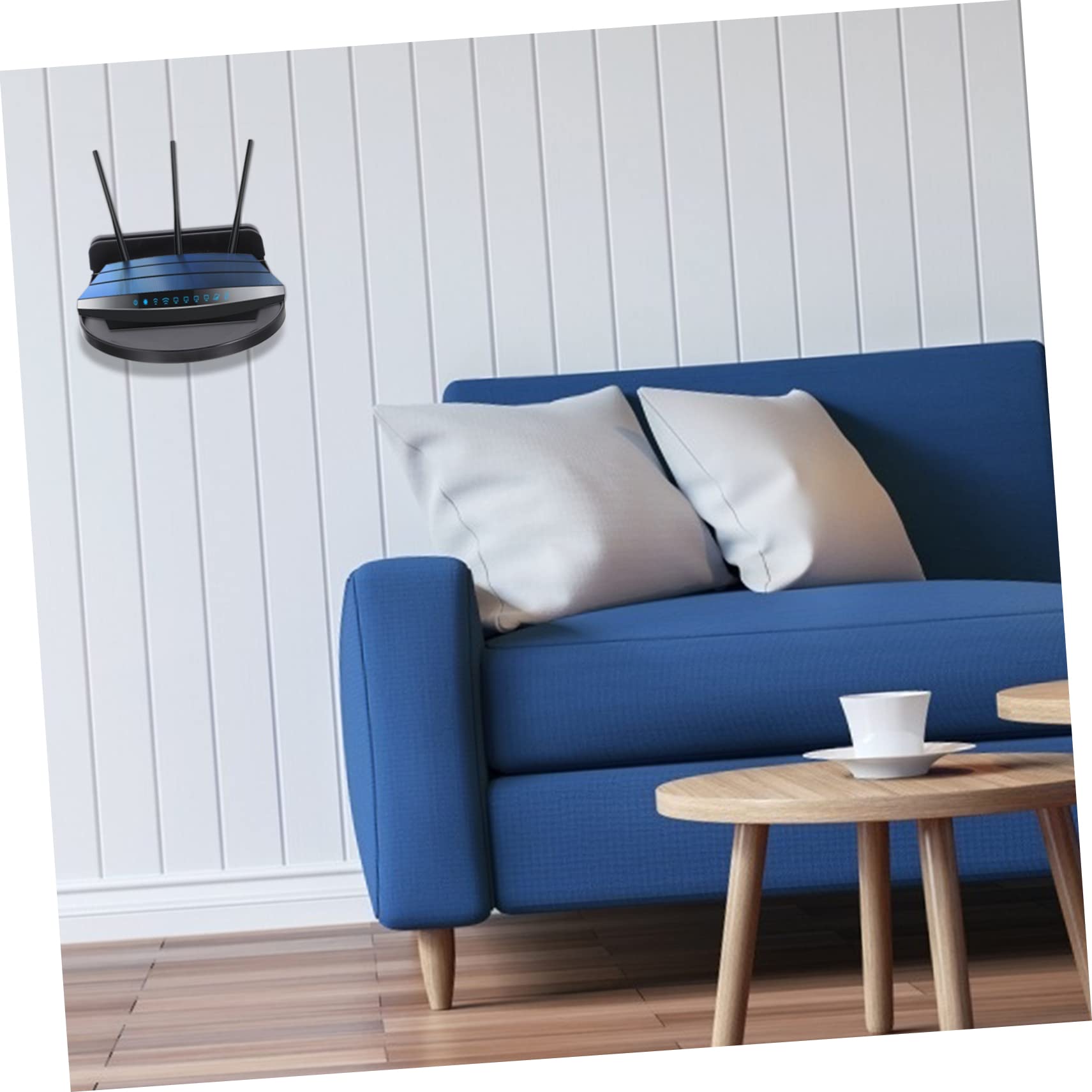 Levemolo 1-Pack WiFi Smart Outlet Stand - Wall Mountable Speaker Holder with Plastic Base | Perfect for Home Office, Kitchen & Bedroom Smart Device Setup