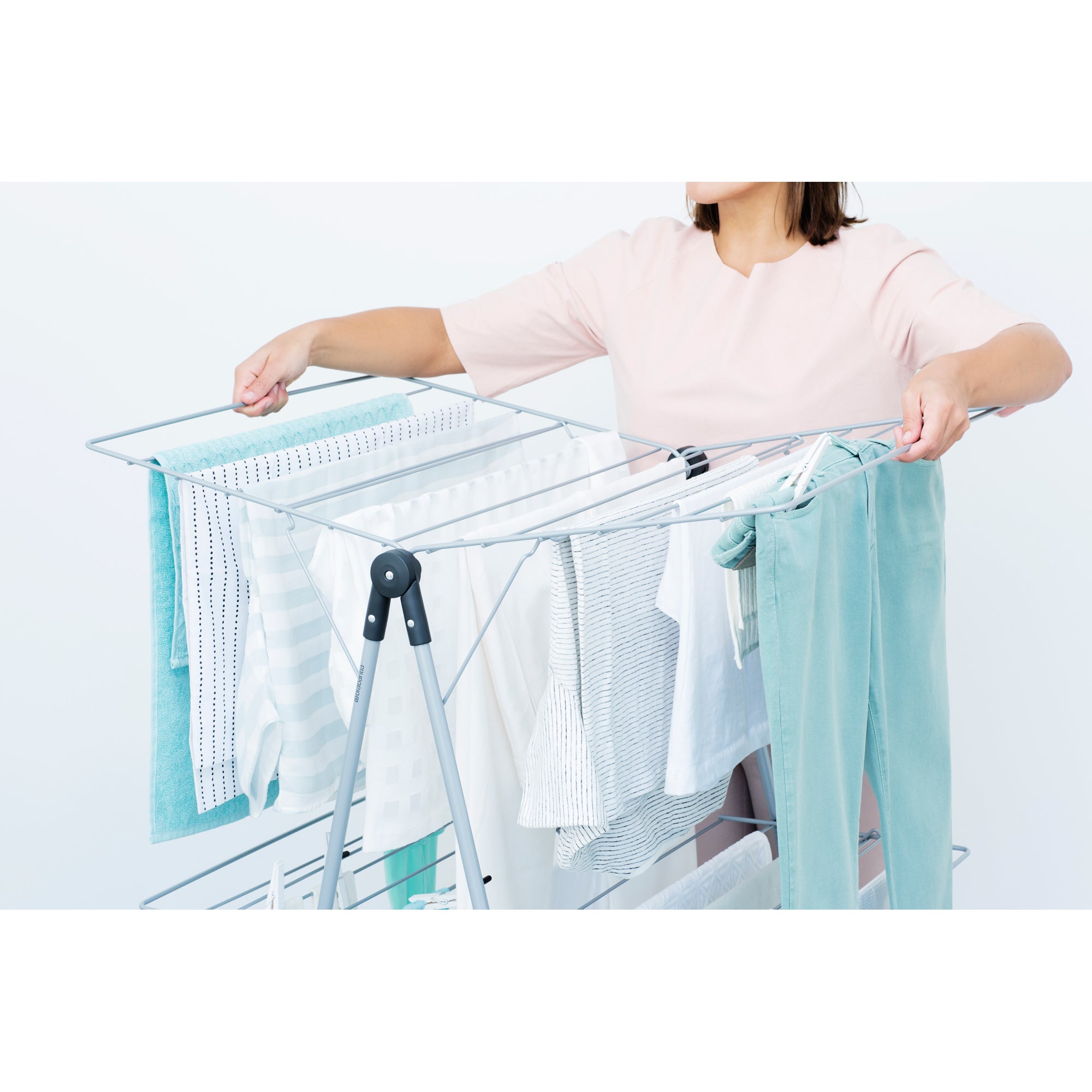 23 Meters Foldable Drying Rack Tower - Space Saving Laundry Clothes Hanger for Indoor & Outdoor Use - Perfect for Apartments, Camping, and Small Spaces