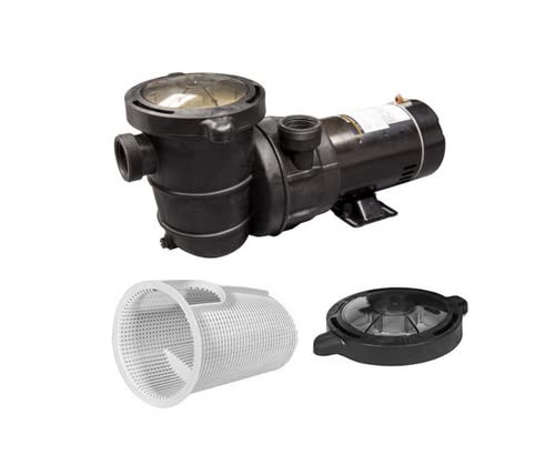Blue Torrent Maxi Force 1HP Single Speed Energy Efficient Above Ground Swimming Pool Pump – Perfect for Backyard Pools, Inflatable Pools & Water Circulation