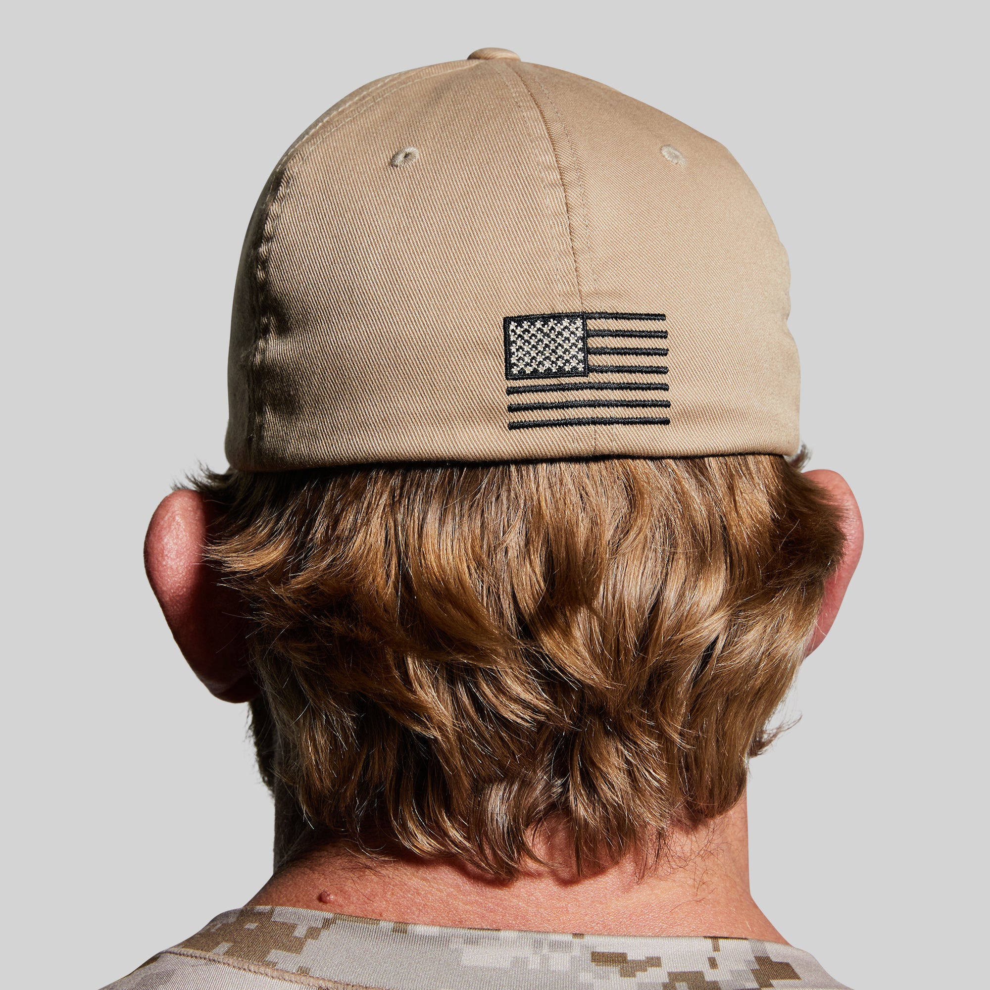 Tactical FlexFit Hat - Desert Tan | Adjustable Military Cap for Outdoor, Hunting & Hiking | Lightweight & Breathable Performance Headwear