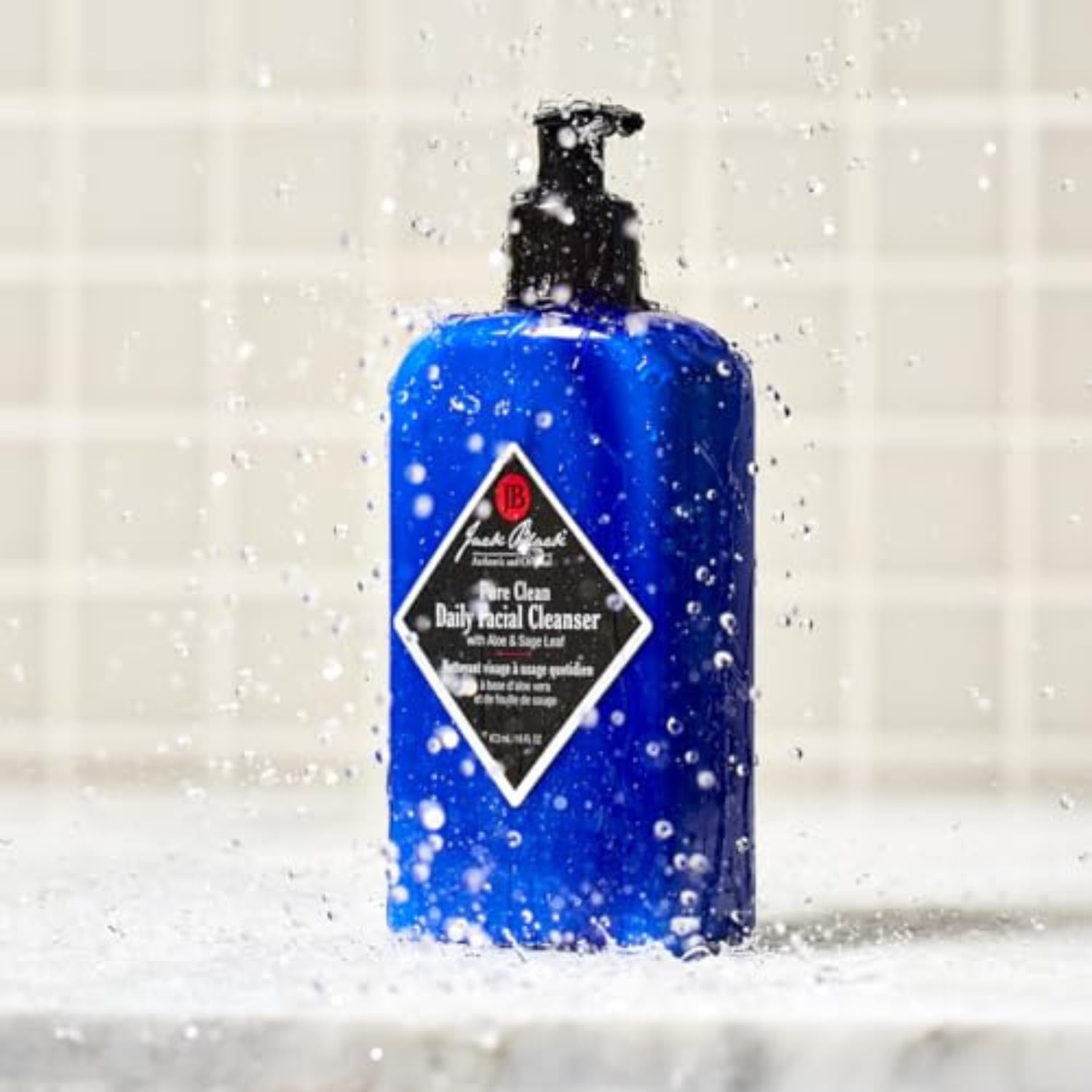 Jack Black Men's 2-in-1 Facial Cleanser & Toner - Daily Face Wash for Skincare & Grooming