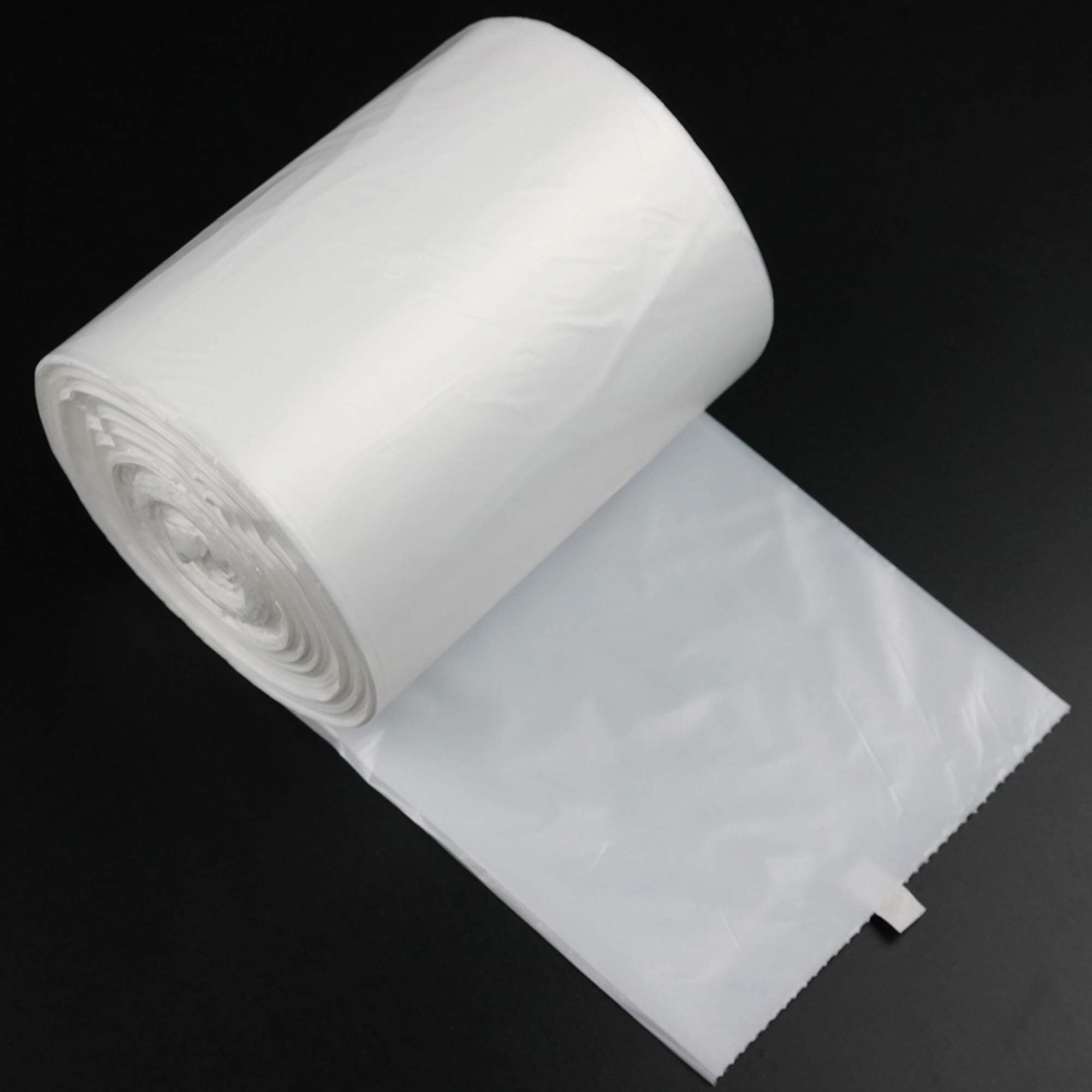Ggbin 18 Gallon Large Trash Bags - Heavy Duty White Kitchen Garbage Bags (80 Count) for Home, Office, Lawn & Leaf Cleanup | Durable Waste Disposal Solution