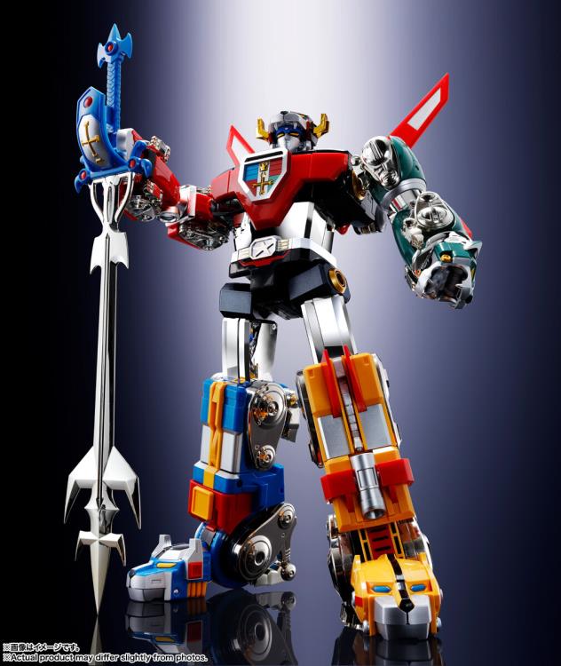 Bandai Soul of Chogokin GX 71SP GoLion Voltron 50th Anniversary Edition Collectible Action Figure - Perfect for Anime Fans, Display & Gift Giving