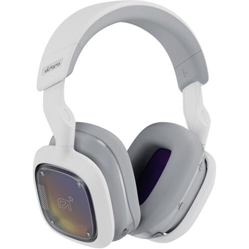 Astro A30 Wireless Lightspeed Gaming Headset for Xbox, PlayStation, PC, Mac & Mobile - Bluetooth 5.0, 3D Audio, Detachable Boom Mic with Headphone Stand (White) | Perfect for Competitive Gaming, Streaming & Work from Home