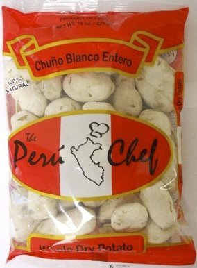PeruChef Whole White Chuño Blanco - 15oz Dried Potatoes (10 Pack) - Perfect for Soups, Stews & Traditional Peruvian Dishes