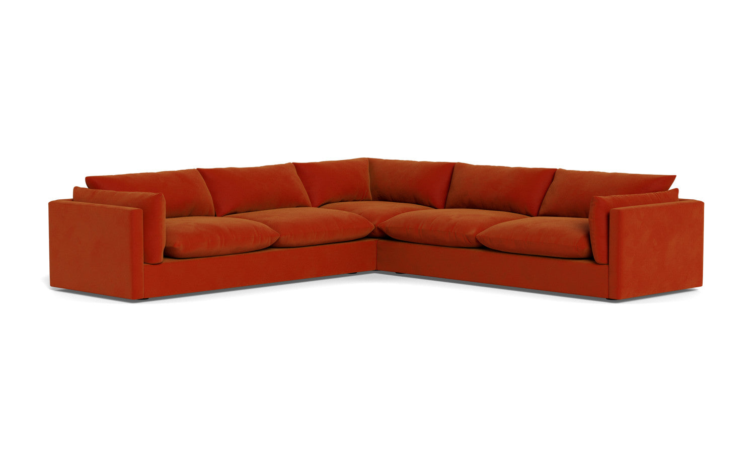 SoCo 124 Corner Sectional Sofa - Modern L-Shaped Couch with Storage & Recliner for Living Room, Family Room, or Home Theater - Comfortable Fabric Upholstery & Sturdy Frame