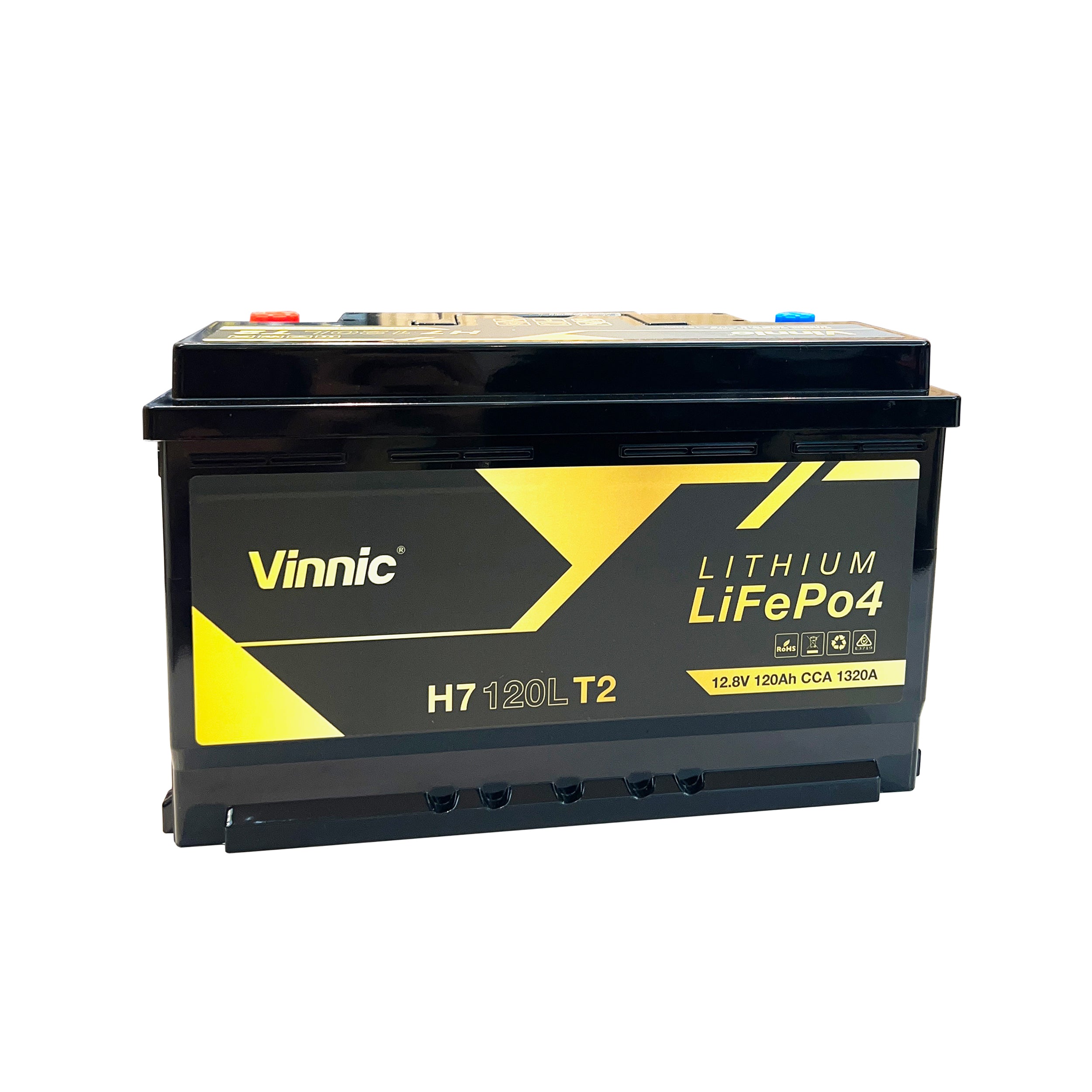 Premium Vinnic LiFePO4 Batteries (LFP) - Long-Lasting Lithium Iron Phosphate Battery Pack for Solar Energy Storage, RVs, Marine & Off-Grid Power Systems