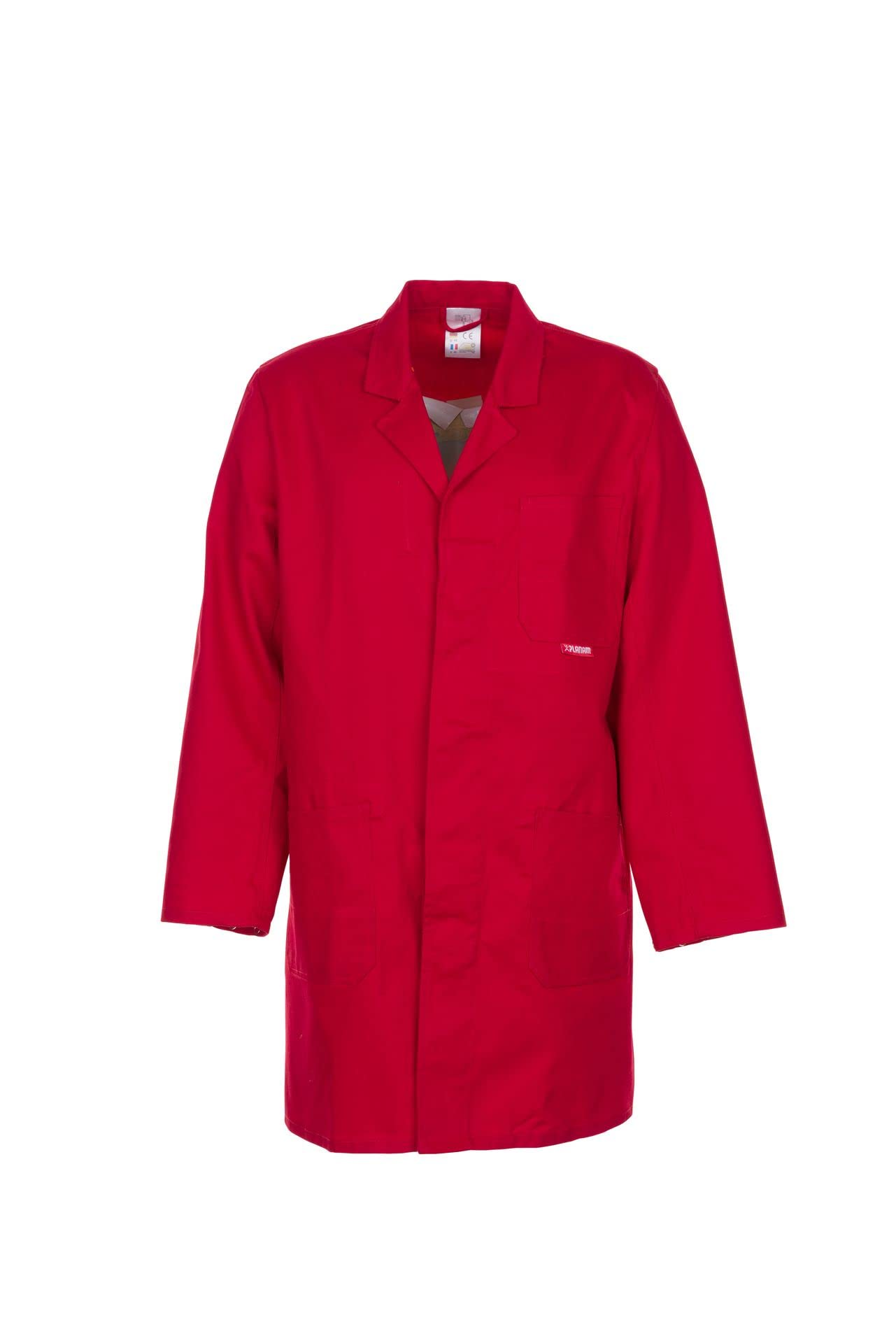 Planam 136024 Professional Women's Blouse - Red, Medium Size | Office Wear, Business Attire & Formal Occasions