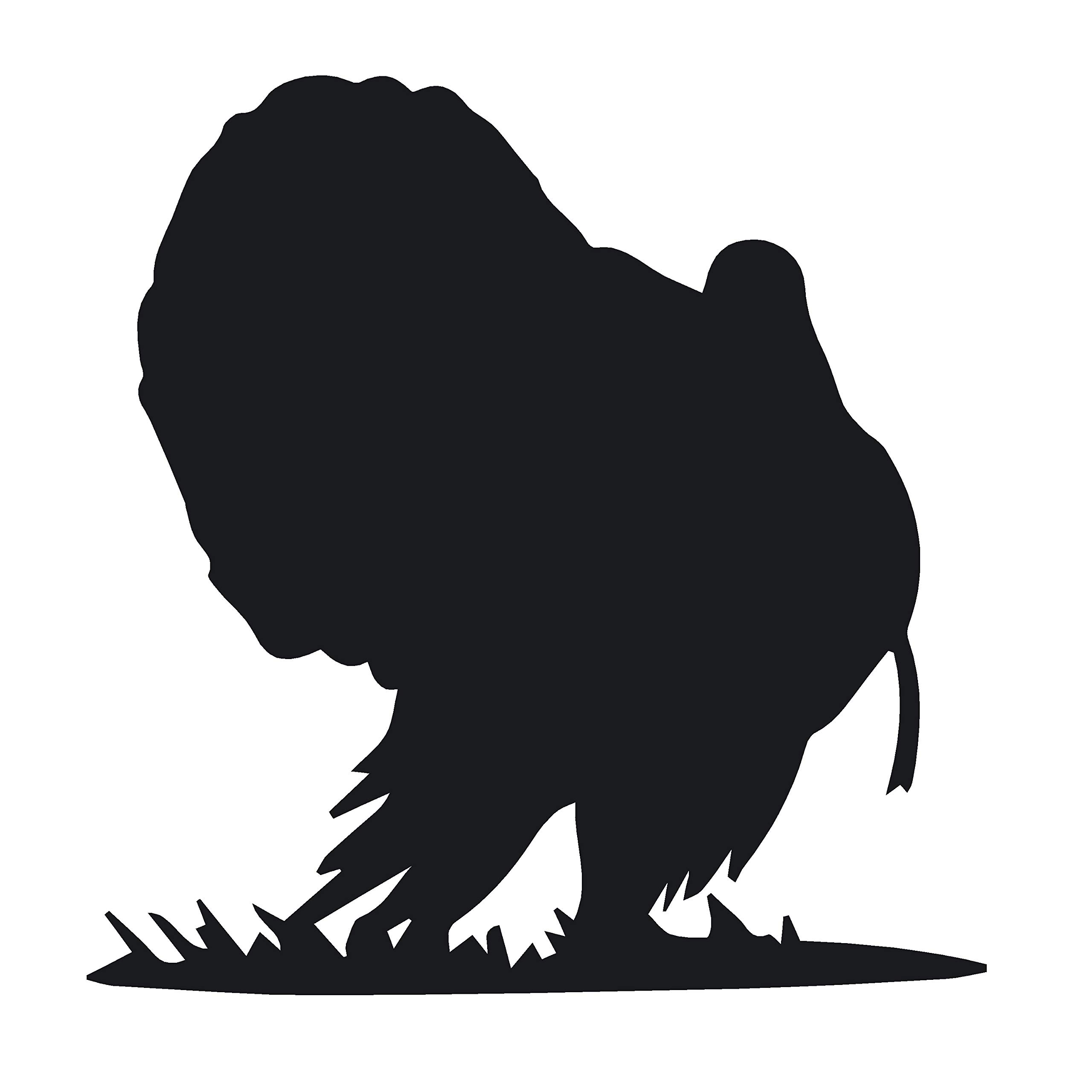 7017 Turkey Strut – Realistic Tom Turkey Hunting Decal (Medium Size, Black) for Hunting Gear, Truck Windows & Outdoor Enthusiasts