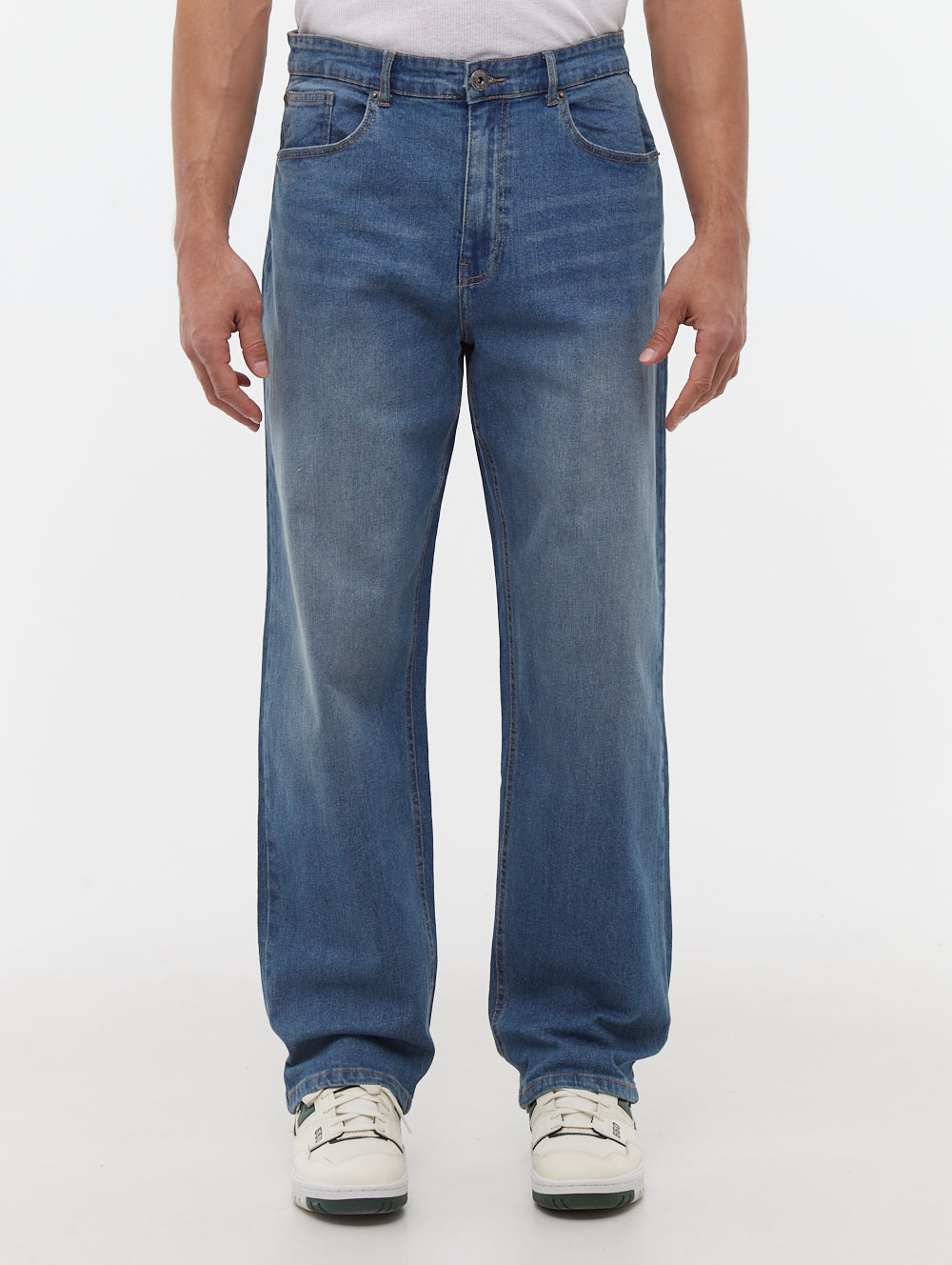 Distressed Jeans for Men - Vintage Ripped Denim Pants with Comfortable Fit - Perfect for Casual Wear, Street Style & Everyday Outfits