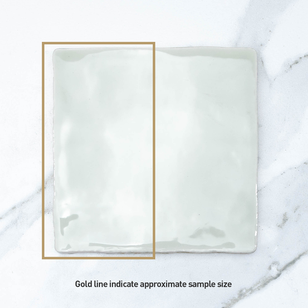 Premium 100x100mm Glossy White Subway Tile - Manhattan Cement Finish - Perfect for Kitchen Backsplash, Bathroom Walls & Modern Interior Design