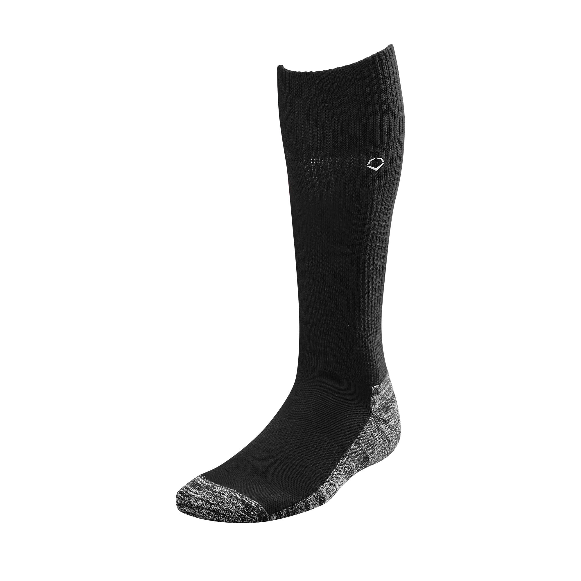 EvoShield Men's Game Socks - High Performance Athletic Socks for Baseball, Football & Basketball - Moisture Wicking & Cushioned Support for Sports & Training