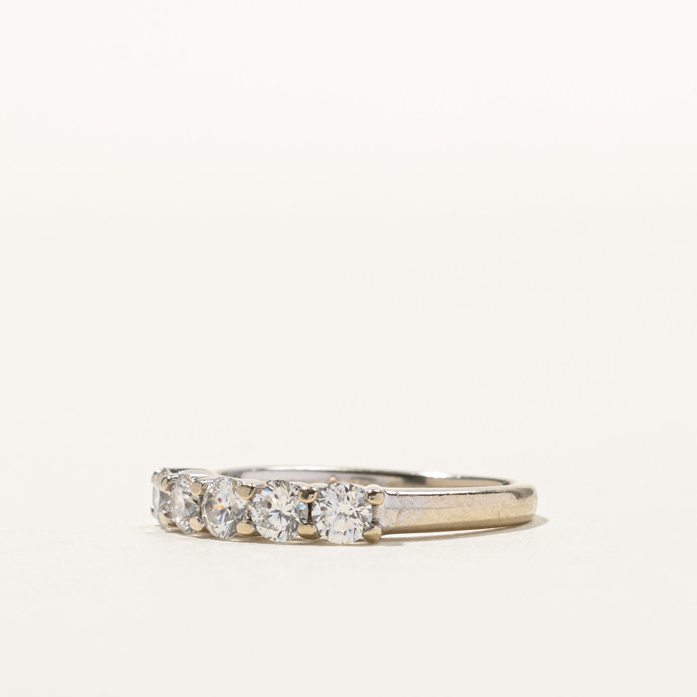 0.65ctw Five Stone Diamond Band Ring - Size 5.75 | Elegant Wedding, Anniversary, or Engagement Jewelry Gift for Women
