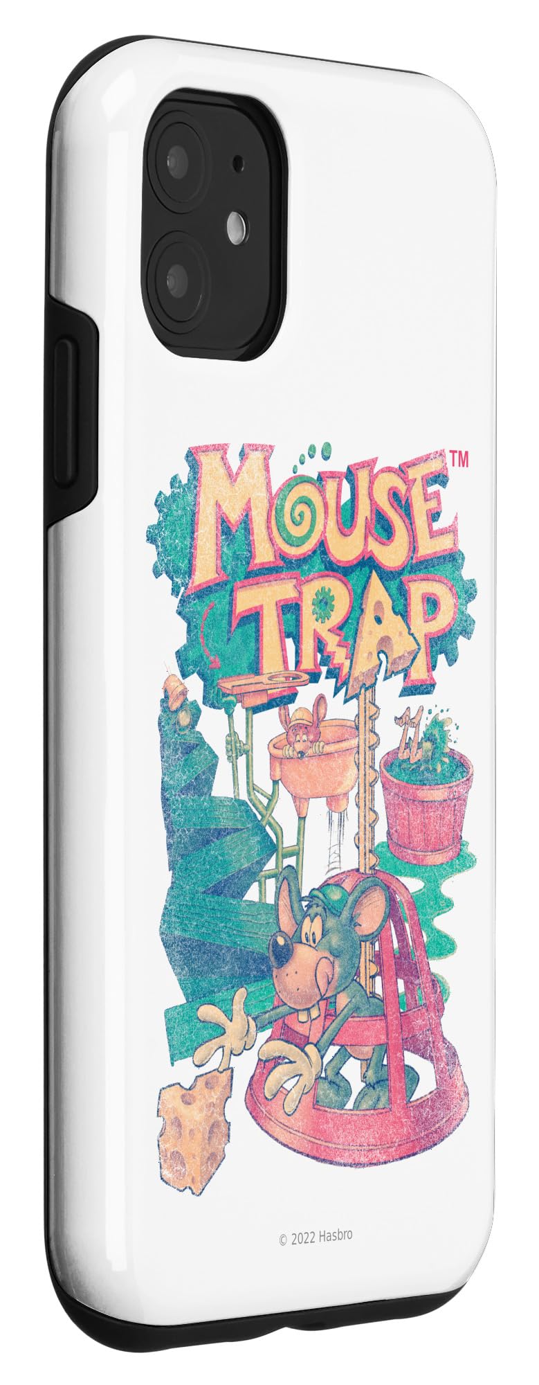 iPhone 11 Protective Case with Mouse Trap Design - Durable Shockproof Cover for Everyday Use, Outdoor Adventures & Tech Enthusiasts
