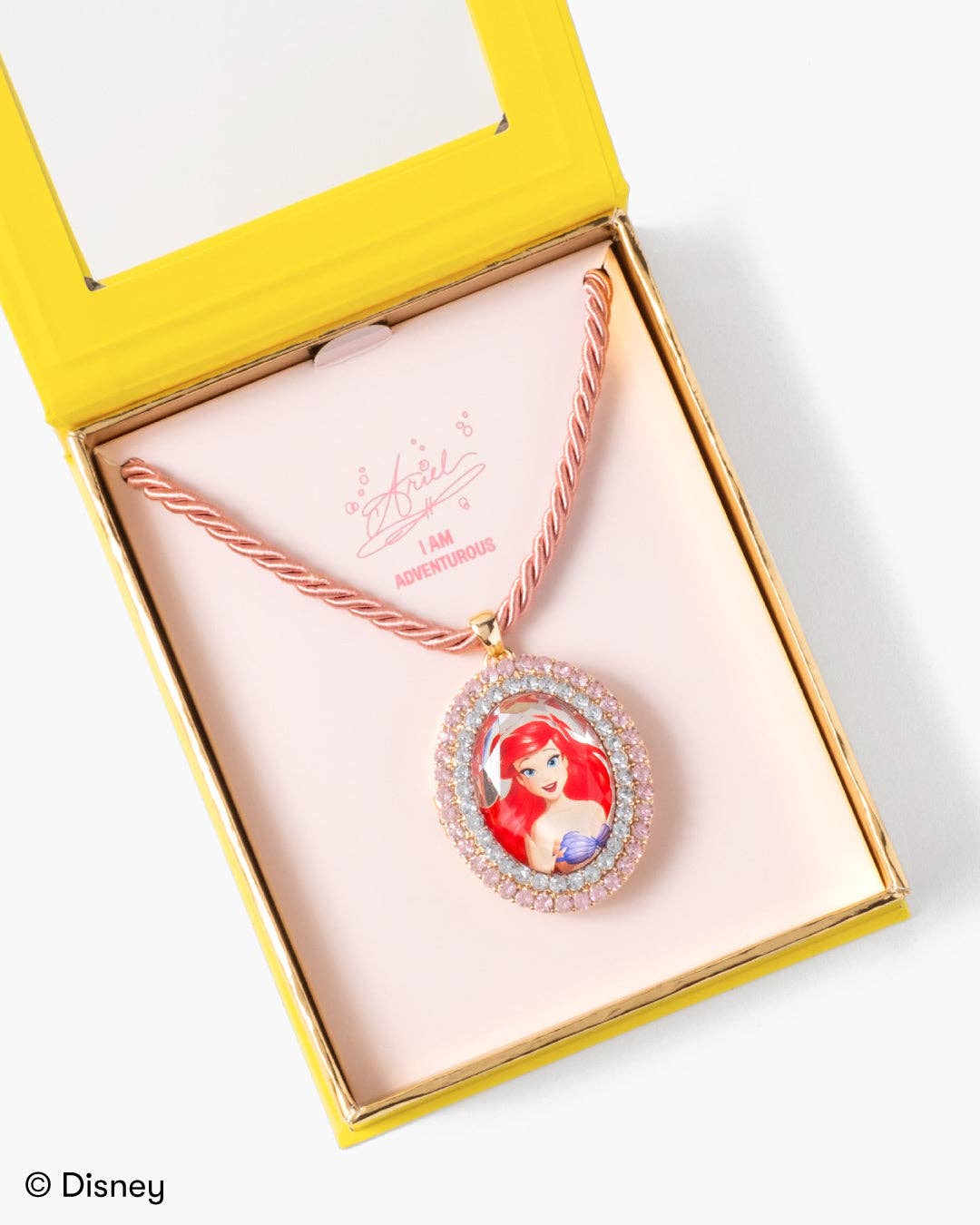 Disney Princess Ariel Mermaid Locket Necklace - Elegant Jewelry Gift for Kids & Adults - Perfect for Birthday, Cosplay & Disney Themed Parties