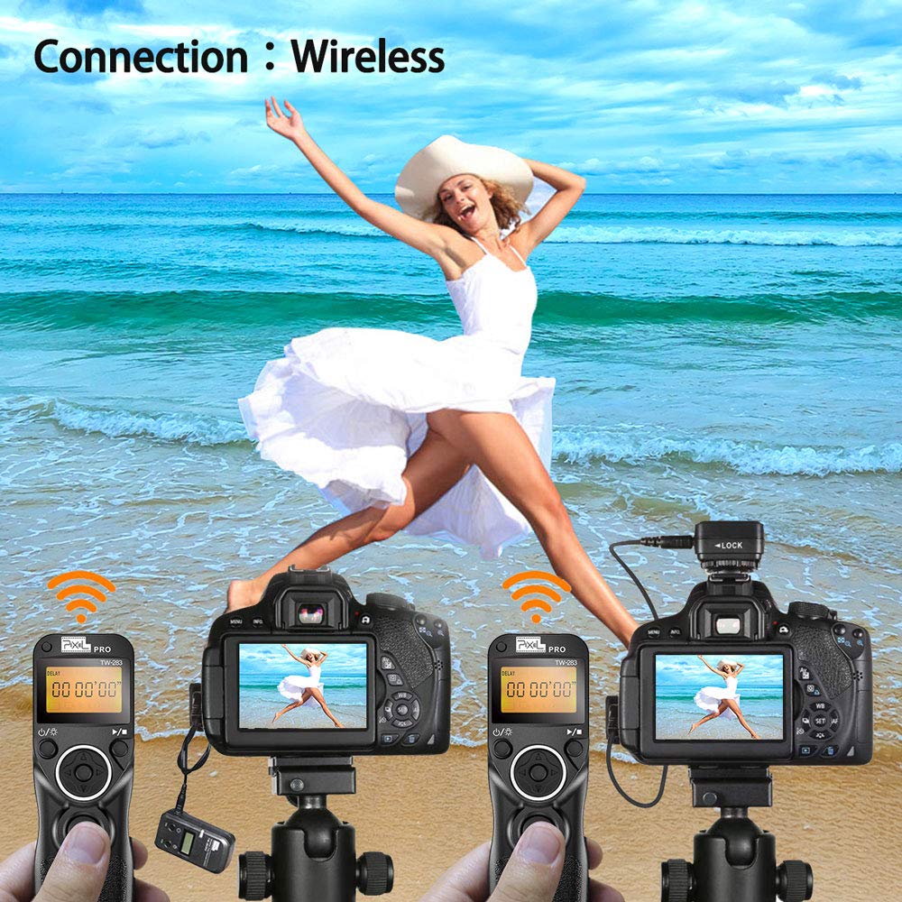 Wireless Shutter Remote for Fujifilm Cameras - 2.4G Timer Remote Control Compatible with Fuji X-T4/X-T3/X-T30/X100V (Perfect for Photography, Vlogging & Group Shots)