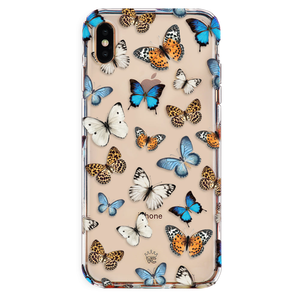 Butterfly Dreams iPhone Case - Elegant Floral Design Protective Cover for iPhone 13/14/15 - Perfect for Everyday Use, Travel & Gifting