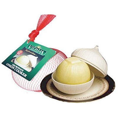 1 X Microwave Onion Cooker - Quick & Easy Onion Cooking Tool for Soups, Salads & More - Perfect for Home & Kitchen Use
