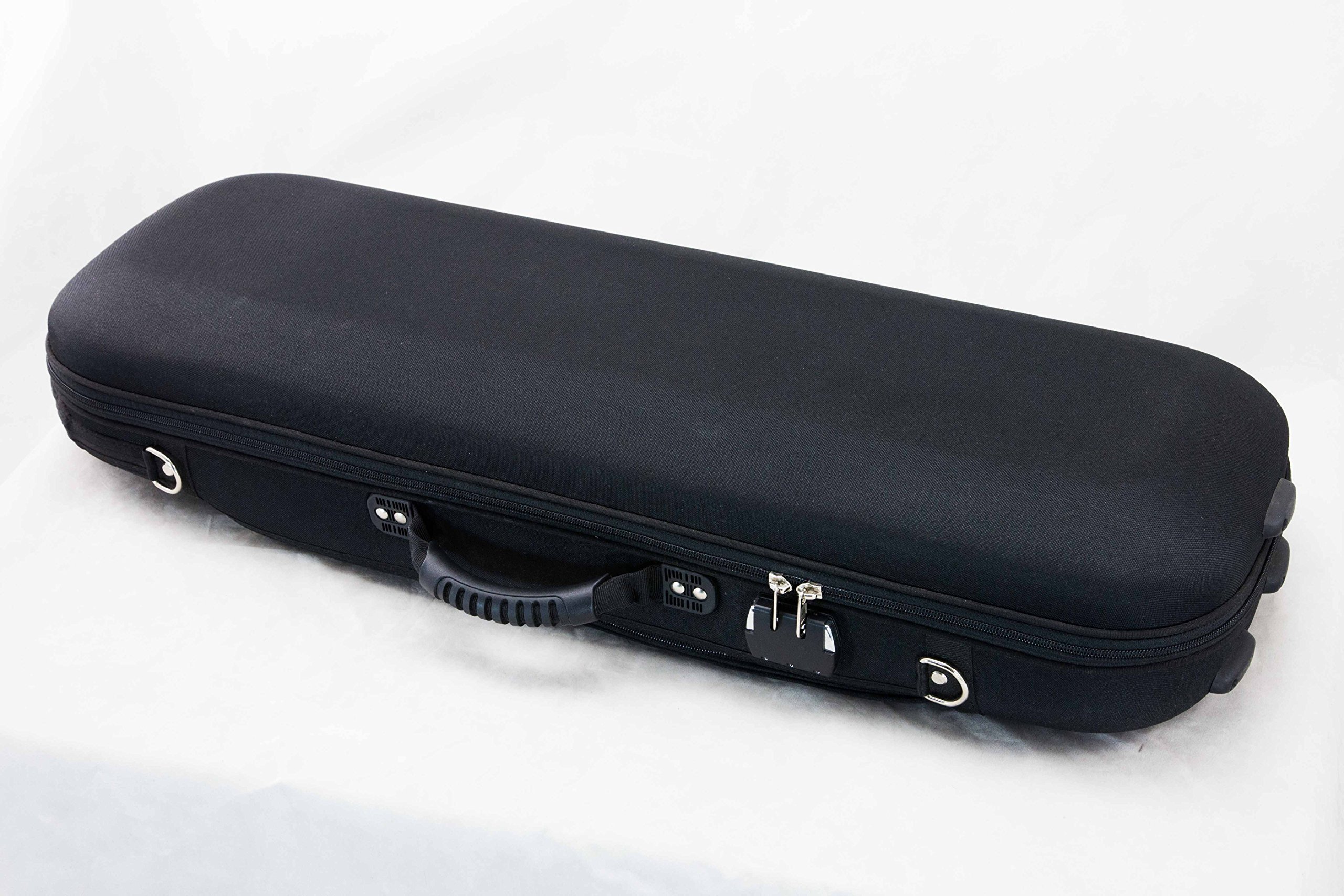 Premium Sky VNCOF01 Violin Case with Shoulder Strap - Durable Hard Shell Protection for 4/4 Violins - Perfect for Music Students, Performances & Travel