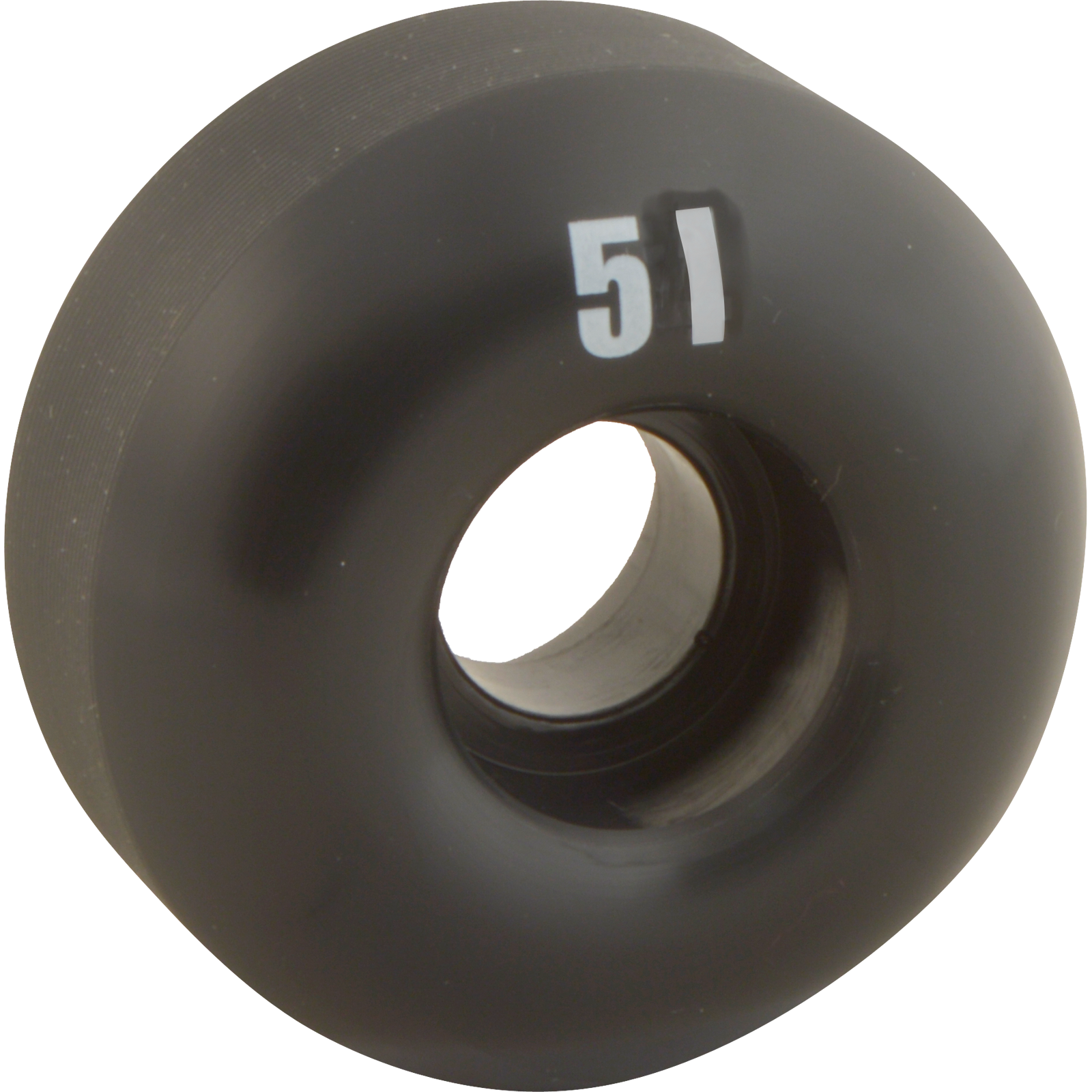 High-Performance 51mm Black Skateboard Wheels - Set of 4 - Durable Urethane Wheels for Street & Park Skateboarding - Perfect for Tricks, Commuting & Smooth Rides