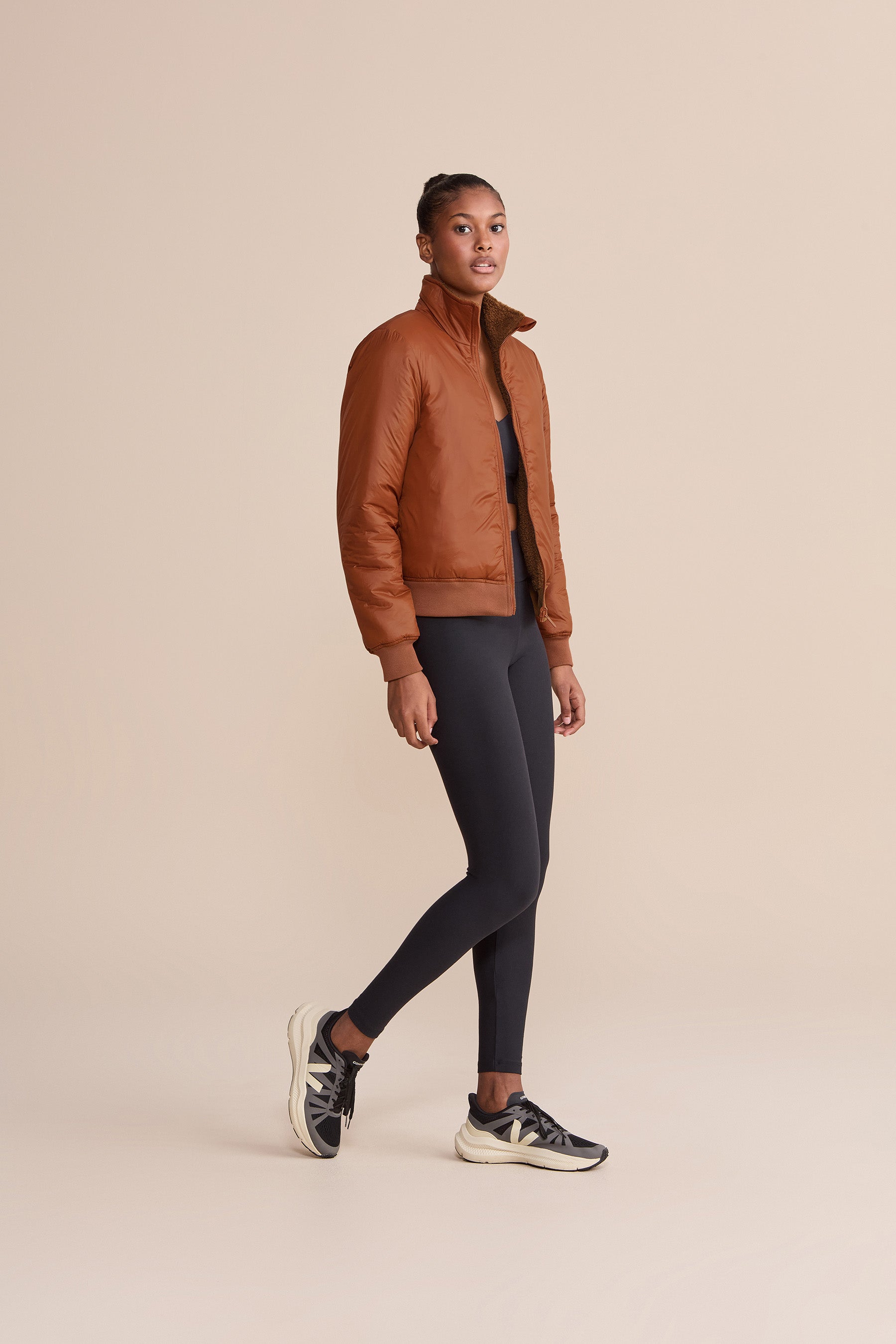 Reversible Teddy Snug Jacket for Women - Soft Cozy Fleece Coat with Pockets - Perfect for Fall, Winter & Outdoor Activities