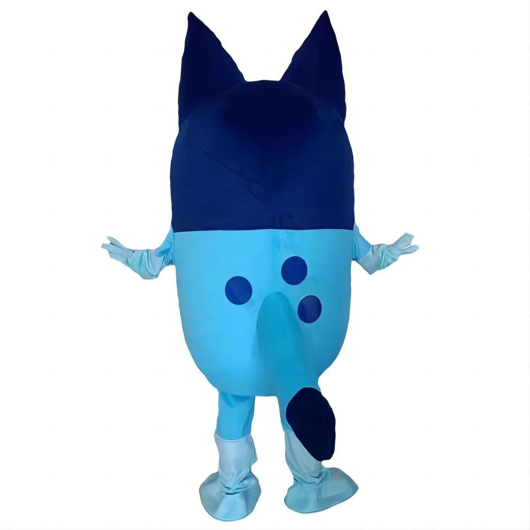Blue Heeler Mascot Costume for Adults - Blue Dog & Yellow Mascot Outfit for Halloween Cosplay & Fancy Dress Parties | Perfect for Halloween, Carnival Events & Mascot Performances