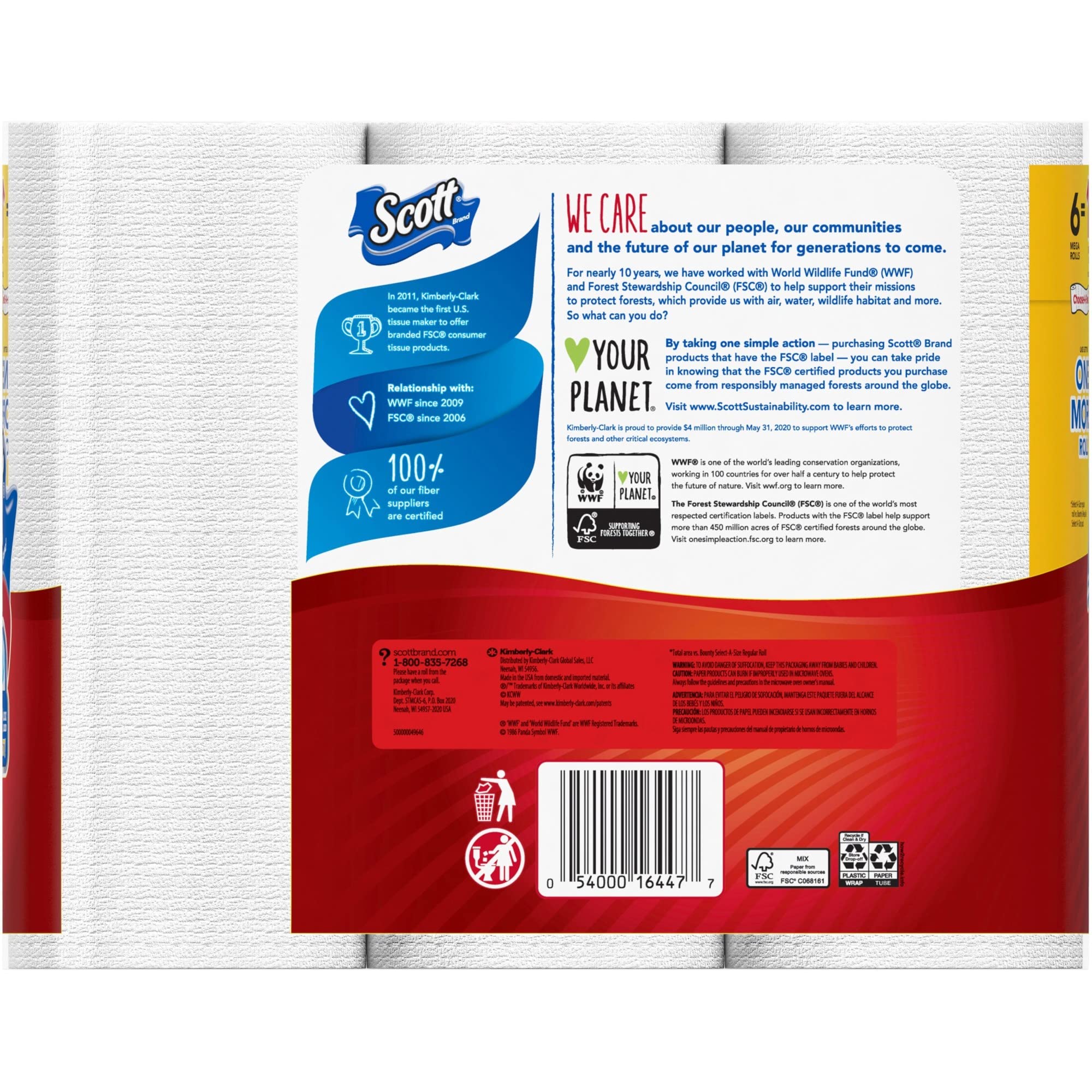 Scott Choose-A-Sheet Paper Towels - 2-Ply, 12 Rolls, Ultra Absorbent & Strong for Kitchen, Cleaning, Spills - Eco-Friendly, Septic-Safe (Pack of 12) | Perfect for Homes, Offices & Restaurants