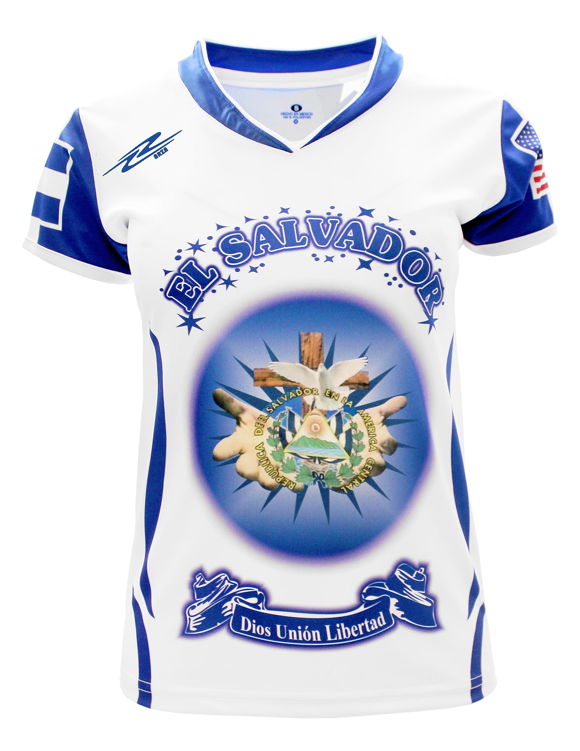 El Salvador vs USA Women's Soccer Fan Jersey - Official Licensed Replica for Women's National Team Supporters - Perfect for Games, Tailgating & Fan Events