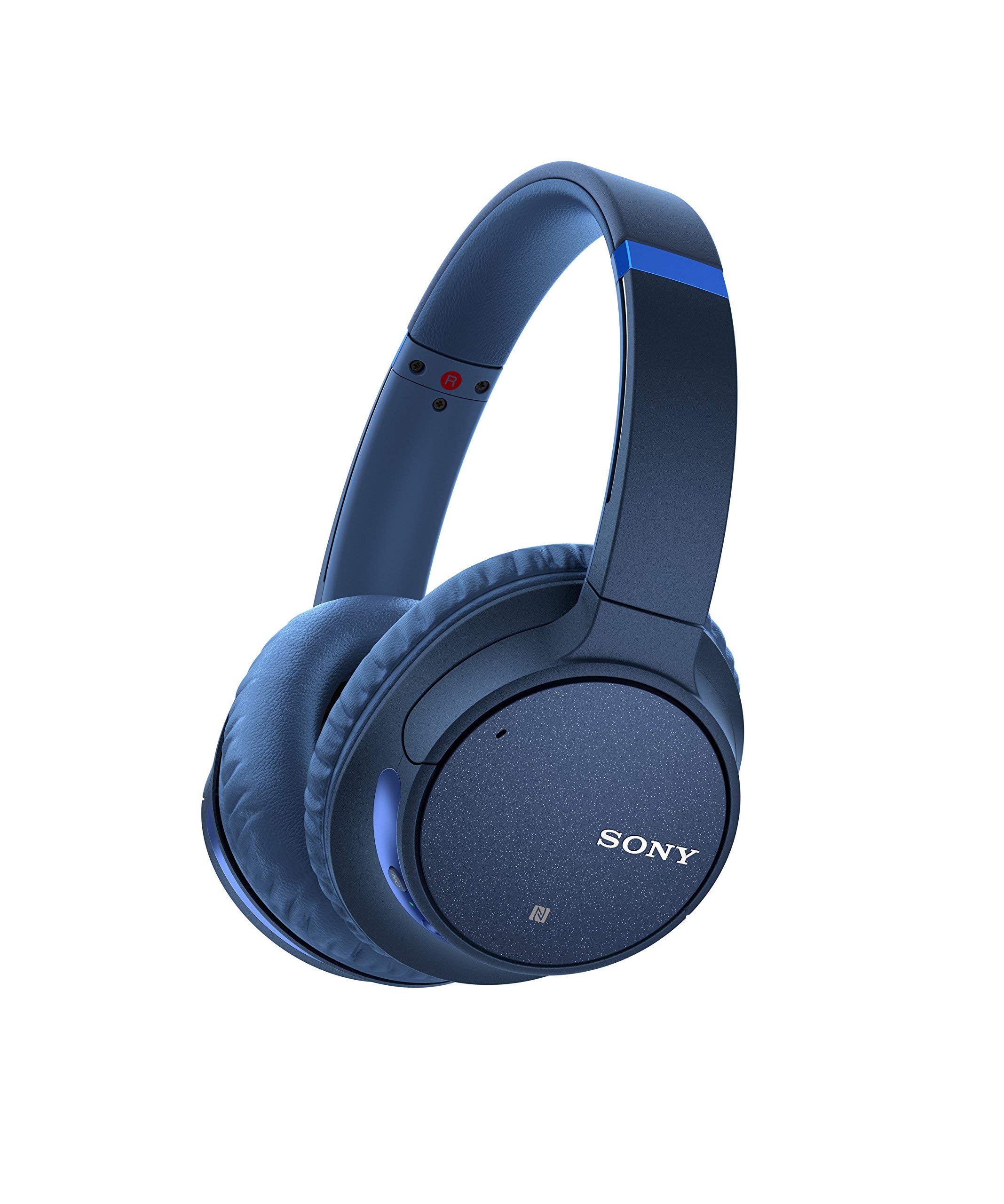 Sony WH-CH700N Wireless Bluetooth Noise Cancelling Over-Ear Headphones with Built-in Mic, Alexa Voice Control & 35H Battery - Blue (Renewed) - Perfect for Travel, Work & Music Lovers