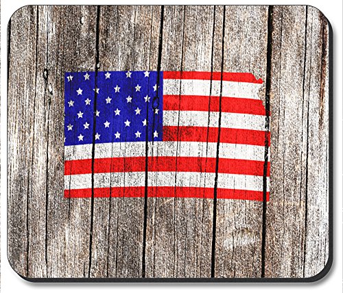 Premium Art Plates Brand Mouse Pad with Kansas Map Design - Non-Slip Gaming & Office Desk Mat for Computers, Laptops, and Workstations