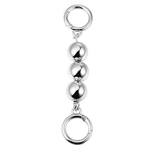 VALICLUD Silver Acrylic Purse Chain Strap Extender - Adjustable Shoulder Bag Strap for Crossbody Sling, Handbag & Clutch | Replacement Extension Strap for Women's Purses | Perfect for Everyday Use, Parties & Travel Accessories