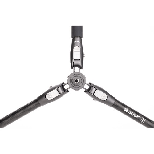 Benro Rhino Carbon Fiber Zero Series Tripod & Monopod with VX20 Ballhead - 5-Section Twist Lock Legs, Lightweight & Durable for Travel, Photography, and Videography - Includes Padded Carrying Case