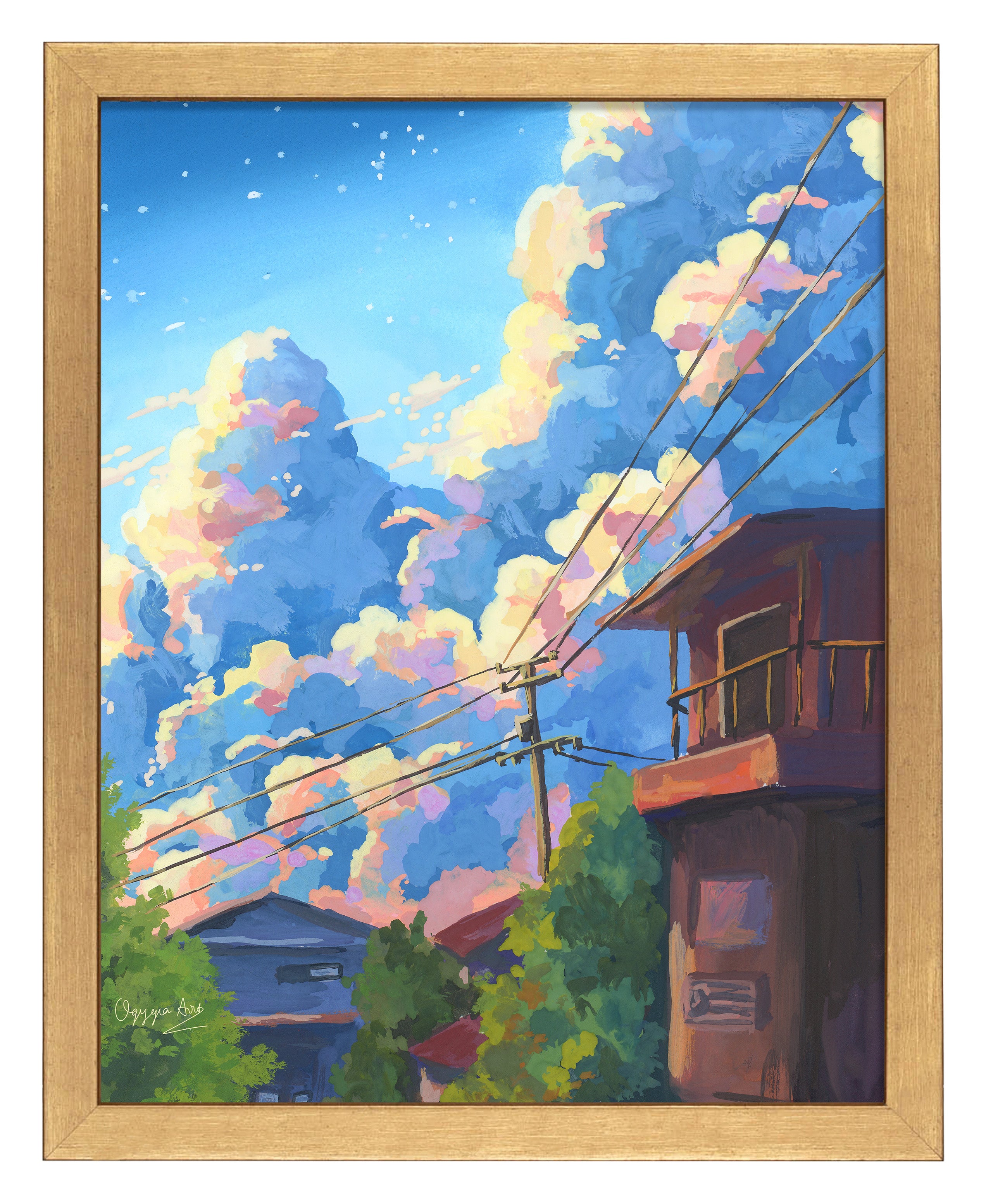 Dreamy Sky Art Prints - Beautiful Wall Decor for Living Room, Bedroom & Office - High Quality Canvas & Poster Artwork