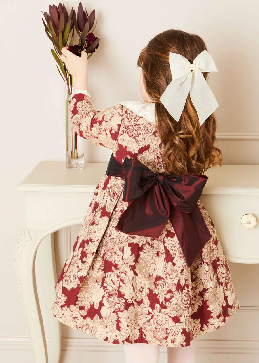 Elegant Cream Tulle Long Bow Hair Clip - Perfect for Weddings, Prom, Bridal Accessories & Special Occasions