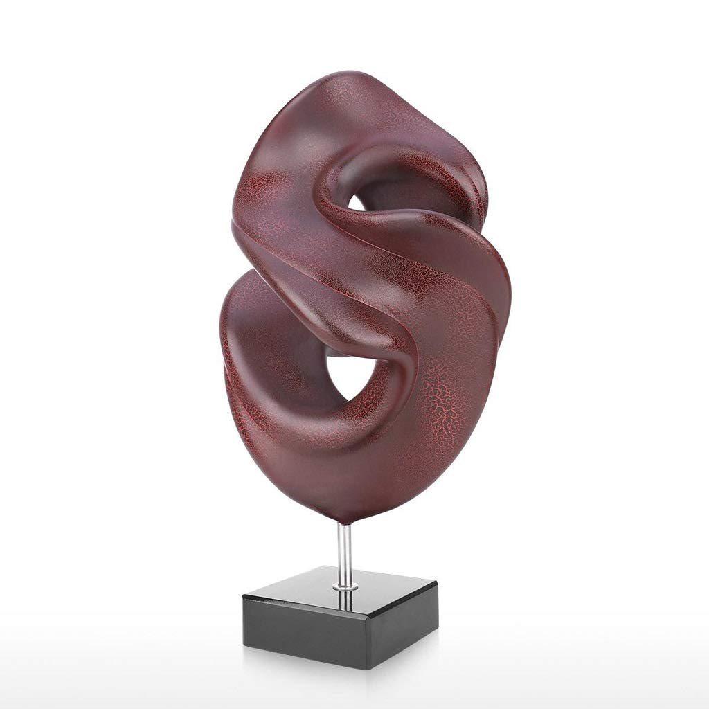JYDQM Abstract Resin Statue - Handcrafted Modern Art Sculpture for Home & Office Decor - Unique Figurine Gift Idea for Housewarming, Wedding & Birthday Presents