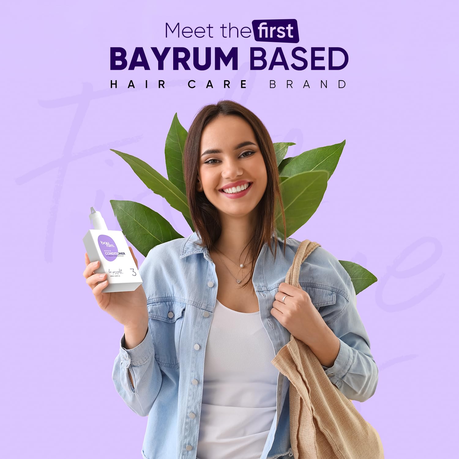 Bayrum Thick Hair Conditioner for Dry & Damaged Hair - Repair & Nourish Frizzy Hair for Men & Women | Shine Fix & Hair Growth Support with Absolute Repair Formula | 200ml | Perfect for Daily Use & Salon-Quality Results at Home