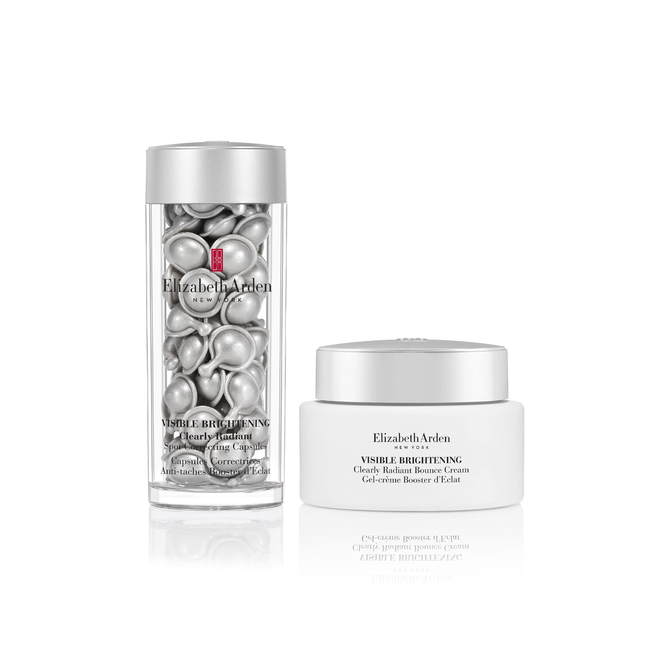 Visible Brightening Clearly Radiant Spot Correcting Capsules & Cream Set - Dark Spot Remover for Face, Hyperpigmentation Treatment - Perfect for Nighttime Skincare Routine & Daily Brightening Regimen
