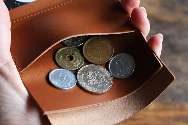 Premium Genuine Leather Tri-Fold Wallet for Men - Handcrafted in Japan - Slim RFID Blocking Design for Everyday Use & Travel