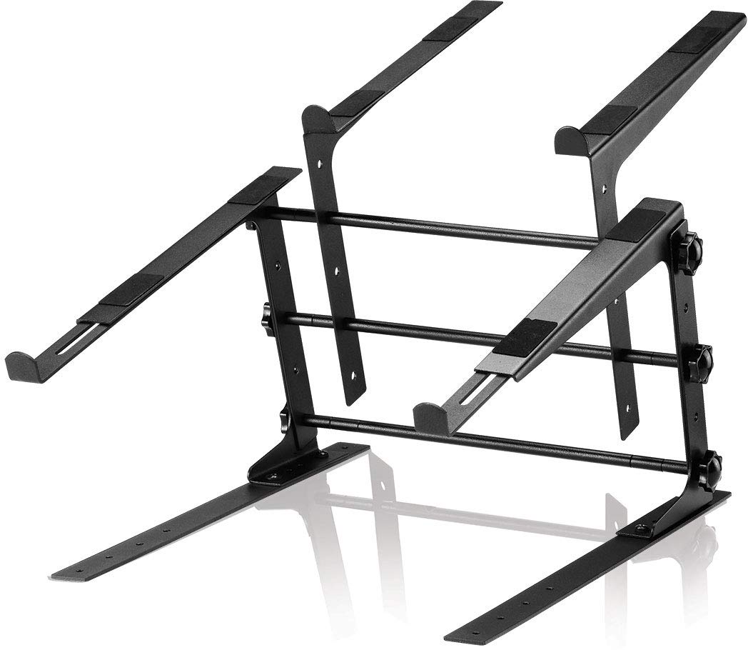 Ergonomic Controller Stand & Laptop Riser - Adjustable Gaming Accessory for PS5, Xbox, PC | Space-Saving Desk Organizer for Home Office & Gaming Setup