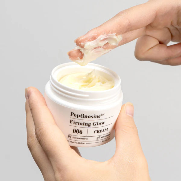 BARULAB Peptinosine Firming Glow Cream 50ml - Anti-Aging Face Moisturizer for Wrinkles & Fine Lines, Hydrating & Brightening Cream for Women & Men - Perfect for Night & Day Skincare Routine