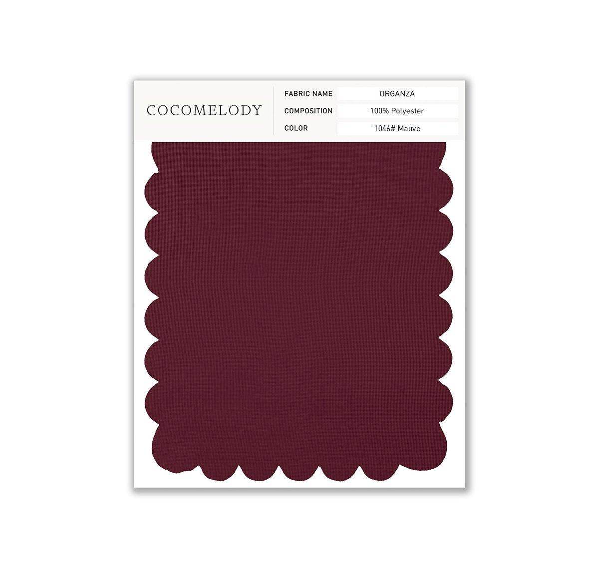 Premium Organza Fabric Swatch - Single Color SWOR16006 | Wedding Decor, Bridal Veils & DIY Craft Projects