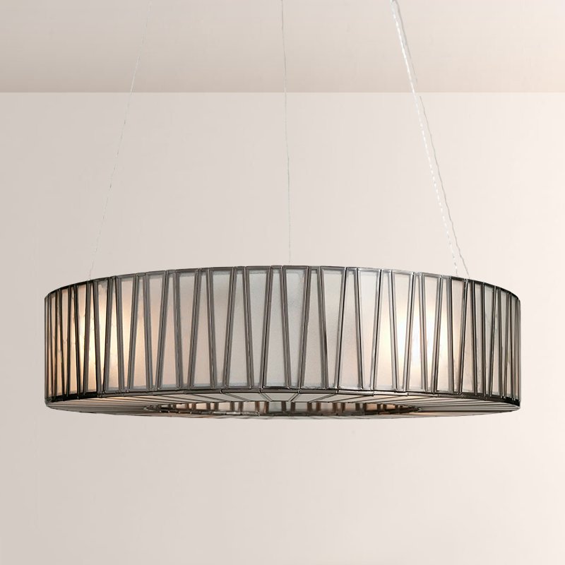 Bonita Round Chandelier - Elegant Crystal Ceiling Light Fixture for Dining Room, Bedroom & Living Room Decor
