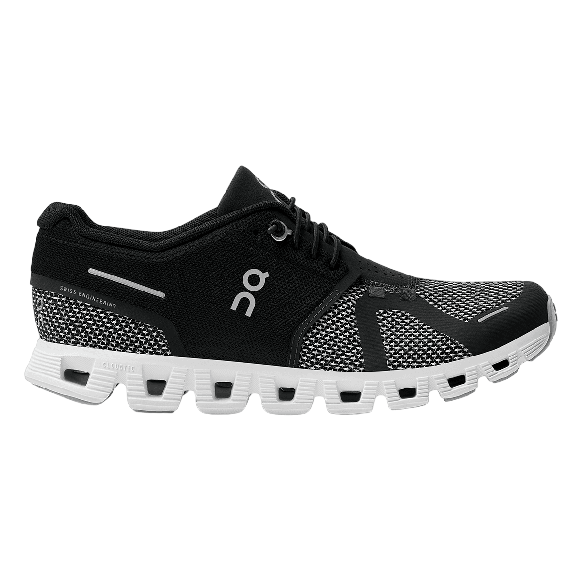 Men's On Cloud 5 Running Shoes - Black/Alloy - Size 10.5 D Medium - Lightweight & Breathable for Road Running, Jogging, and Gym Workouts