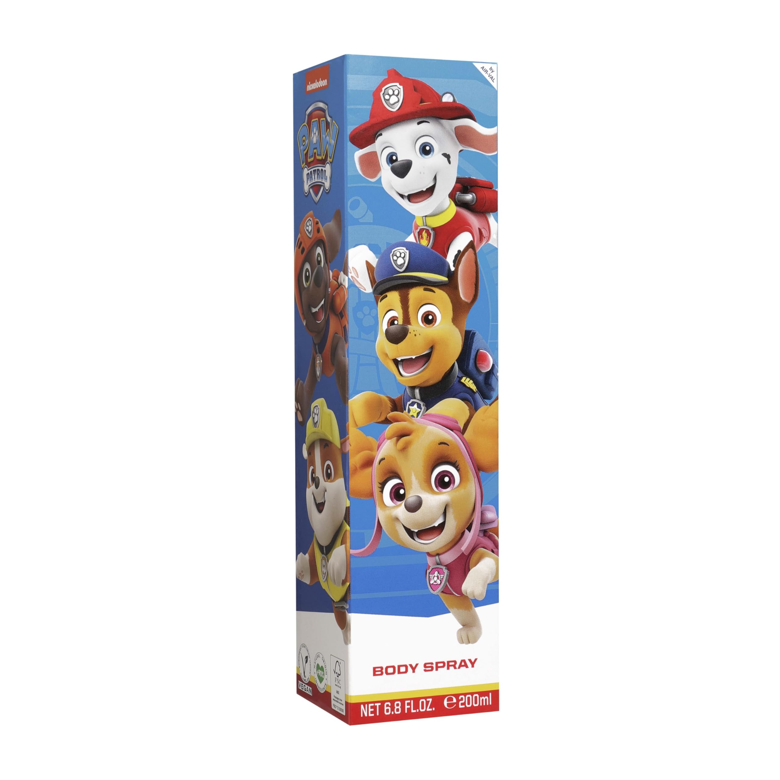 PAW PATROL Kids Body Spray for Boys & Girls - 200ml (6.7 oz) | Light & Fresh Scent | Perfect for School, Playtime & Daily Use