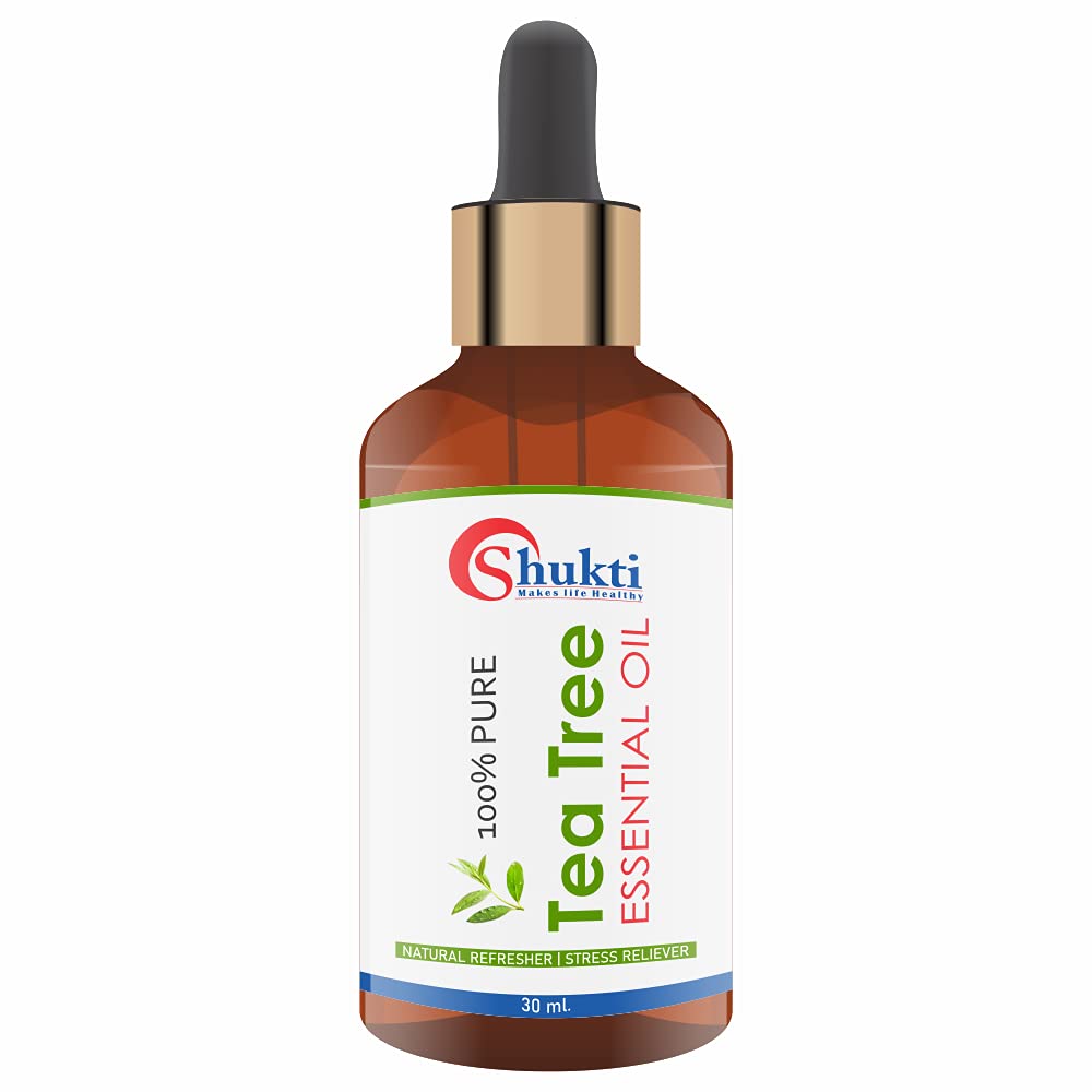 Pure Tea Tree Essential Oil for Skin, Hair, Acne & Dandruff Treatment - 30ml | Natural Remedy for Blemishes, Scalp Care & Face Cleansing | Perfect for Aromatherapy, DIY Beauty & First Aid