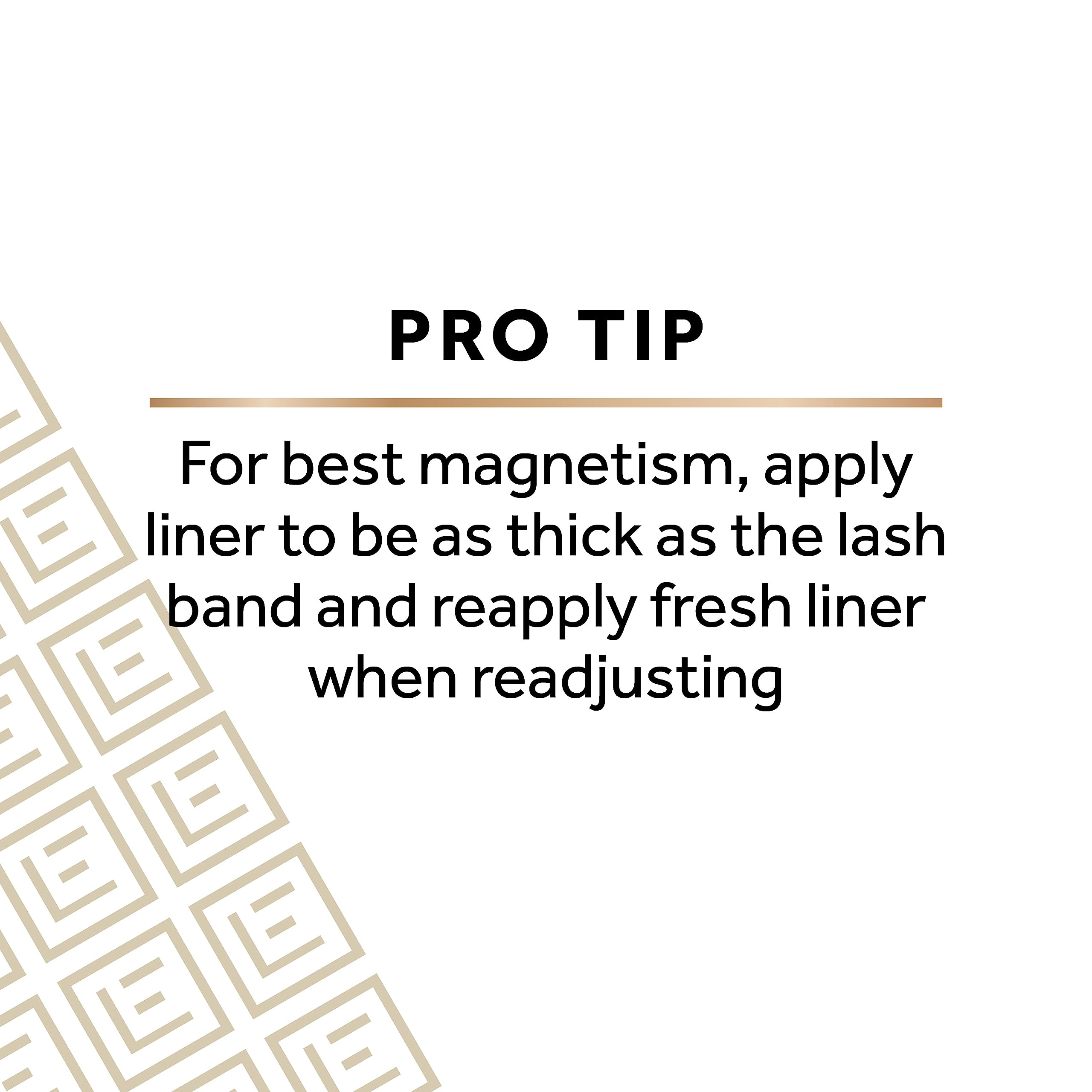 Eylure PROMAGNETIC Eyeliner & Lash Kit No.007 - Natural Fiber False Eyelashes with Magnetic Liner, Black | Perfect for Everyday Wear, Date Night & Special Occasions